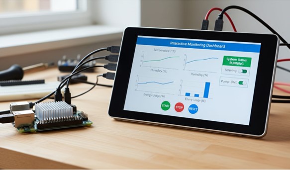Pantalla táctil conectada a una raspberry pi